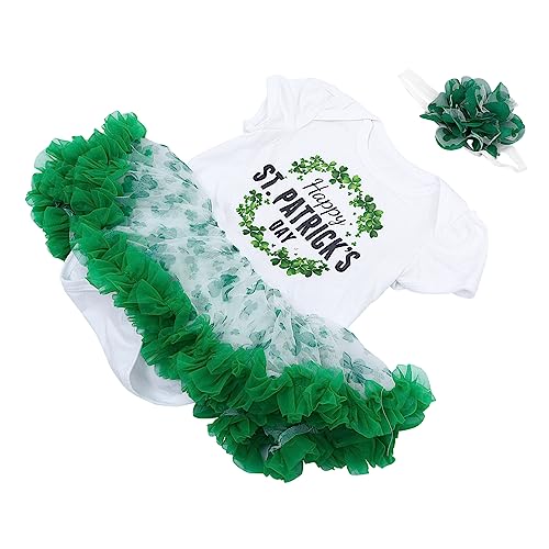 Holibanna 1 Satz -stramplerkleid Ballettröckchen Mädchenkleidung Outfit Für Mädchen Pumphose Fällig Kleinkinder Stirnband Für Babymädchen St. Patricks-day-kostüm Mode Tutu Baumwolle Holibanna 1 Satz -stramplerkleid Ballettröckchen Mädchenkleidung Outfit Für Mädchen Pumphose Fällig Kleinkinder Stirnband Für Babymädchen St. Patricks-day-kostüm Mode Tutu Baumwolle von Holibanna