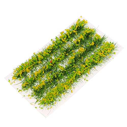 Holibanna 1 Kasten Miniatur Blumencluster für Selbstgemacht Mikro Landschaftsdekoration Künstliche Pflanzen Wetterfest Mehrfarbig für Puppenhäuser und Sandtisch Modell von Holibanna