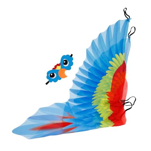 Holibanna 1 Set Papageienflügel Umhang Für Exquisites Cosplay Kostü Mit Kopfstück Für Partys Und Verkleidungen Perfekt Für Karneval Und Halloween Größe von Holibanna