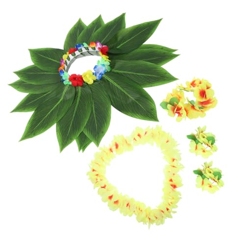 Holibanna Verstellbarer Hawaii-blattrock Mit Blumengirlande Luau-party-dekorationen Für Frauen Holibanna Verstellbarer Hawaii-blattrock Mit Blumengirlande Luau-party-dekorationen Für Frauen von Holibanna