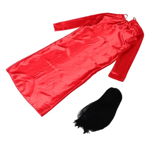 Holibanna 1 Set Women Ghost Kostüm Mit Perücke Halloween Braut Kleid Für Cosplay -cosplay -outfit Halloween Partykleid von Holibanna