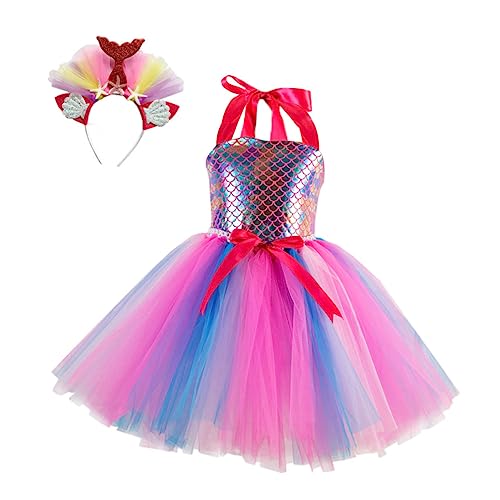 Holibanna 1 Set ädchen Cosplay Kostü Meerjungfrau Kleid Mit Tüllrock Und Haarband Für Ideal Für Partys Und Auftritte Größe 2 3 Jahre Farbenfroh Und Verspielt Holibanna 1 Set ädchen Cosplay Kostü Meerjungfrau Kleid Mit Tüllrock Und Haarband Für Ideal Für Partys Und Auftritte Größe 2 3 Jahre Farbenfroh Und Verspielt von Holibanna