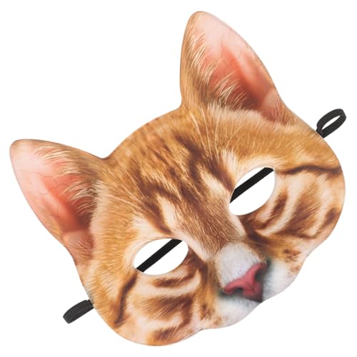 Holibanna 1 Stück Katzenmaske mit halben Augen halloween masken halloweenmaske karnevalkostüme Maske Katze Masken masken Halloween-Maske Kostüm Maskerade Katze Gesichtsmaske Orange Holibanna 1 Stück Katzenmaske mit halben Augen halloween masken halloweenmaske karnevalkostüme Maske Katze Masken masken Halloween-Maske Kostüm Maskerade Katze Gesichtsmaske Orange von Holibanna