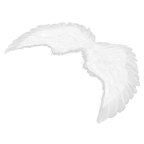 Holibanna 1 Stück Kostümzubehör Party Cosplay Requisiten Maskerade Requisiten Federkostüme Bekleidung Dekoration Weihnachten Foto Requisiten Darstellende Versorgung Weiß von Holibanna
