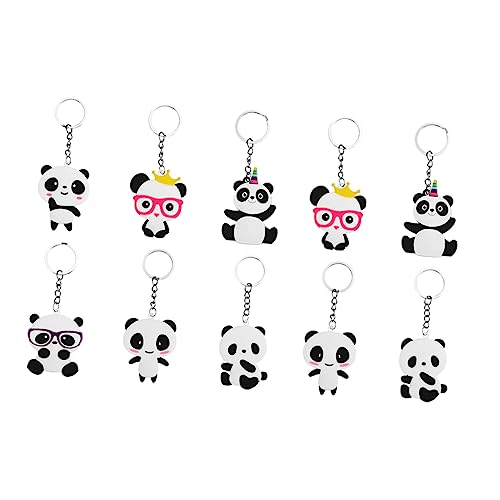 Holibanna 10 Stück Cartoon Panda Schlüsselanhänger Niedliche PVC Schlüsselringe für Taschen und Dekoration Perfektes für Panda Holibanna 10 Stück Cartoon Panda Schlüsselanhänger Niedliche PVC Schlüsselringe für Taschen und Dekoration Perfektes für Panda von Holibanna
