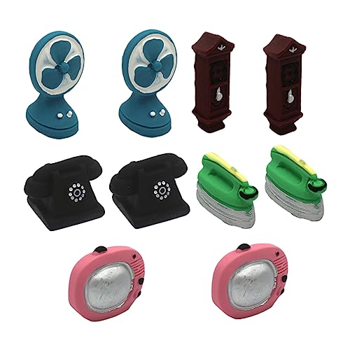 Holibanna 10 Stück Retro-haushaltsgerät-Dekoration Winzige Möbel Mini Kleine Möbel Kinderspielzeug Harz Holibanna 10 Stück Retro-haushaltsgerät-Dekoration Winzige Möbel Mini Kleine Möbel Kinderspielzeug Harz von Holibanna