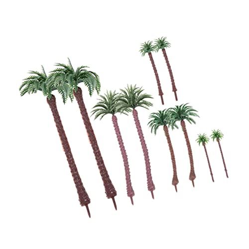 Holibanna 10 Stück Teiliges Palmbaum Modell Kunststoff Realistische Mini Landschaftsbäume für DIY Sandtisch Modellbau Gartendeko Kreative Bastelmaterialien Holibanna 10 Stück Teiliges Palmbaum Modell Kunststoff Realistische Mini Landschaftsbäume für DIY Sandtisch Modellbau Gartendeko Kreative Bastelmaterialien von Holibanna