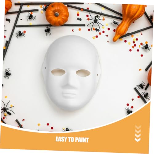 Holibanna 10 Stück Weiße Papiermasken zum Bemalen Leere Vollgesichts Maskerade Masken DIY Kostüm Bastelmasken für Halloween Karneval Themenpartys und Kreative Kunstprojekte Holibanna 10 Stück Weiße Papiermasken zum Bemalen Leere Vollgesichts Maskerade Masken DIY Kostüm Bastelmasken für Halloween Karneval Themenpartys und Kreative Kunstprojekte von Holibanna