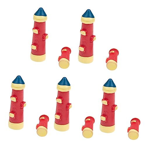Holibanna 10 Stücke Miniatur Leuchtfeuer Harz Leuchtturm Ornamente Tisch Landschaftsbau Decor Holibanna 10 Stücke Miniatur Leuchtfeuer Harz Leuchtturm Ornamente Tisch Landschaftsbau Decor von Holibanna