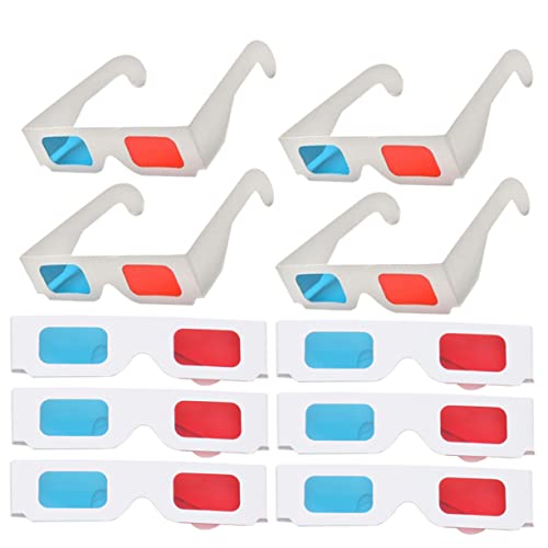 Holibanna 10 Teiliges Papierbrillen Rot Blau Anaglyphen Movie Brille Leicht Tragbar Für Filme Spiele Heimkino Geeignet Holibanna 10 Teiliges Papierbrillen Rot Blau Anaglyphen Movie Brille Leicht Tragbar Für Filme Spiele Heimkino Geeignet von Holibanna