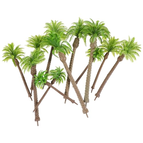 Holibanna 12 Stück Kokosnuss Landschaftsbaum Modell für DIY Miniaturgarten und Modellbau Realistische Pflanzen Hohe für Gestaltung Holibanna 12 Stück Kokosnuss Landschaftsbaum Modell für DIY Miniaturgarten und Modellbau Realistische Pflanzen Hohe für Gestaltung von Holibanna