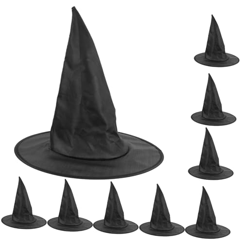 Holibanna 12 Stück Zaubererhut Halloweenhut Hexenhut Für Mädchen Kopfbedeckung Benutzerdefinierter Halloween Für Frauen Hexenhüte Kostüm Halloween Dekoration von Holibanna