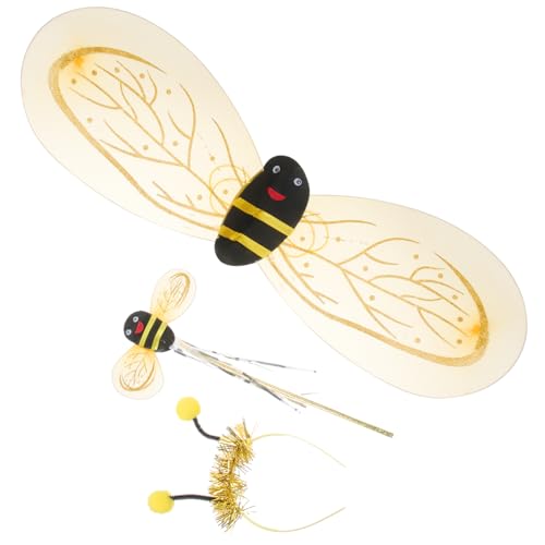 Holibanna 1Satz Bienenkostüm Set Für Glitzernde Haarreif Zauberstab Halloween Geburtstagsfeiern Kostüm Events Bequemes Hautfreundliches Material von Holibanna