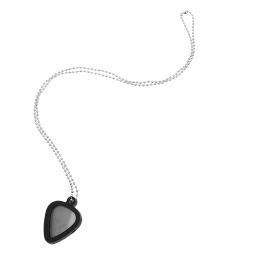 Holibanna 1Satz Gitarren Pick Halter Halskette Herz Gitarren Picks Für Gitarre Bass Und Ukulele Musik Zubehör Für Gitarristen von Holibanna