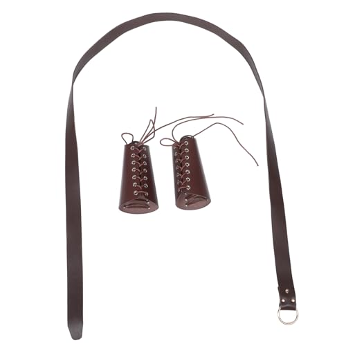 Holibanna 1Satz Herren Taillengürtel mit Lederarm Mittelalter Kostümzubehör für Cosplay Vintage Gürtel Arm Holibanna 1Satz Herren Taillengürtel mit Lederarm Mittelalter Kostümzubehör für Cosplay Vintage Gürtel Arm von Holibanna
