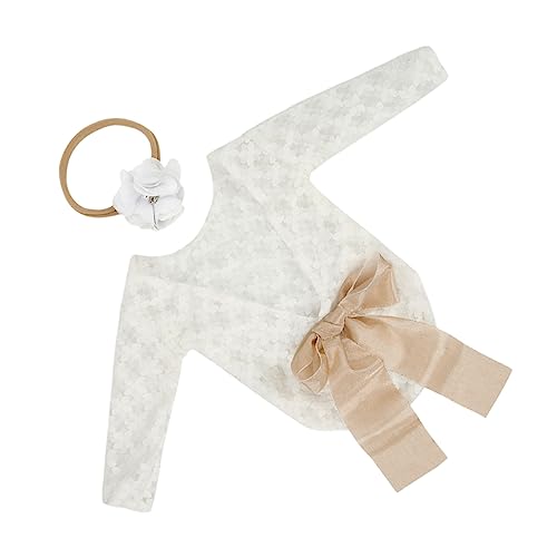 Holibanna 1Satz Neugeborenen Fotografie Outfit Teiliges mit Lace Overall Kopfband für Kostüm für Fotoshootings Babybekleidung für Monate Holibanna 1Satz Neugeborenen Fotografie Outfit Teiliges mit Lace Overall Kopfband für Kostüm für Fotoshootings Babybekleidung für Monate von Holibanna