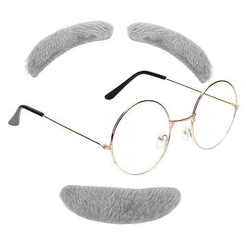 Holibanna 1Satz Opa Kostüm Mit Fake Augenbrauen Schnurrbart Teiliges Zubehör Für Jungen Für Schulkostüm Halloween Partys Cosplay Verkleidungen Holibanna 1Satz Opa Kostüm Mit Fake Augenbrauen Schnurrbart Teiliges Zubehör Für Jungen Für Schulkostüm Halloween Partys Cosplay Verkleidungen von Holibanna