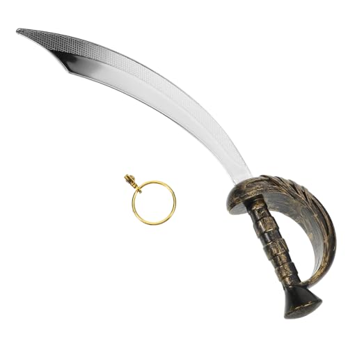 Holibanna 1Satz Piraten Kostüm Set Mit Ohrring Teiliges Zubehör Für Piratenpartys Cosplay Leicht Sicher Für Halloween Mottopartys Holibanna 1Satz Piraten Kostüm Set Mit Ohrring Teiliges Zubehör Für Piratenpartys Cosplay Leicht Sicher Für Halloween Mottopartys von Holibanna