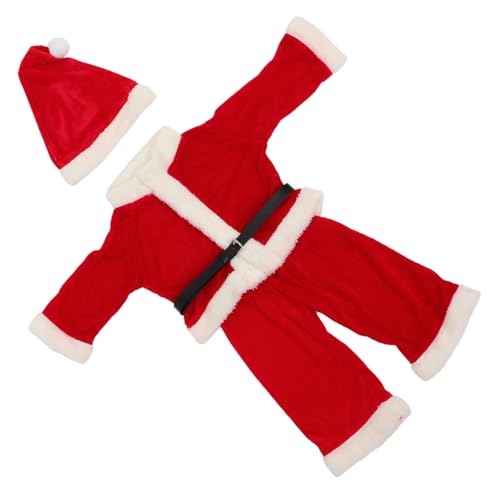 Holibanna Weihnachtsoutfit Für Baby-jungen Weihnachtsmannanzug Kinder-weihnachtsanzug Mütze Weihnachtsmannkostüm Für Jungen 90 Cm Groß Holibanna Weihnachtsoutfit Für Baby-jungen Weihnachtsmannanzug Kinder-weihnachtsanzug Mütze Weihnachtsmannkostüm Für Jungen 90 Cm Groß von Holibanna