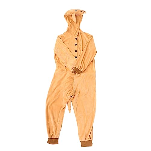 Holibanna 1Stk Känguru-Strampler Kinderkleidung Kleid für Kinder Cosplay-Outfit Kleider Kleidungsstück für Bühnenauftritte Bühnentuch für Halloween Tier Overall Einteilige Hose Eltern-Kind von Holibanna