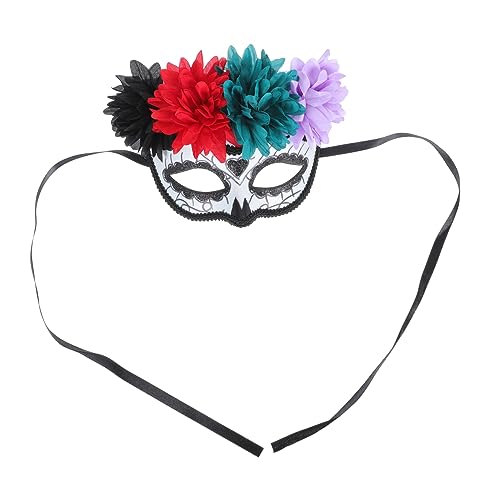 Holibanna Halloween-maskenmaske 1 Stück Kunststoff-halbmaske Mit Blumenmuster Sicher Und Bequem Für Frauen Maske Für Karneval Holibanna Halloween-maskenmaske 1 Stück Kunststoff-halbmaske Mit Blumenmuster Sicher Und Bequem Für Frauen Maske Für Karneval von Holibanna