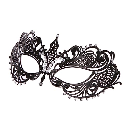 Holibanna 1stk Ball Masken Frauen Maske Mädchen Maske Augenklappenmaske Party-maske Diamant Party Halbgesichtsmaske Cosplay-maske Karneval-maske Foto-requisite Strasssteine Abschlussball von Holibanna