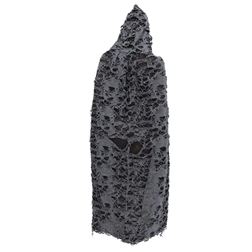 Holibanna 1Stk Zerfetzter Umhang Rotkäppchen Umhang Umhänge für Schwarzer Umhang festlicher Umhang Halloween umhang Halloween Costume Cosplay-Kleidung Party-Cosplay-Umhang Stoff Black von Holibanna