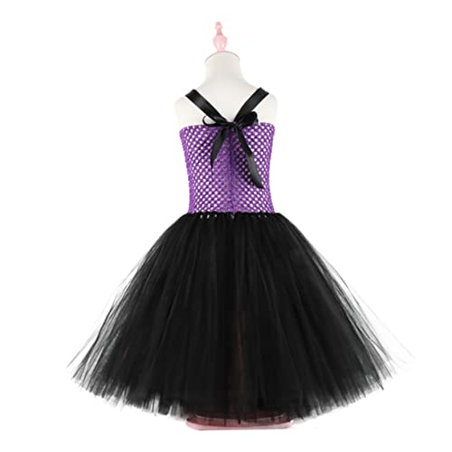 Holibanna 1Stück Cosplay Kostüm Halloween Hexenanzug Mit Tüllrock Für Karneval Themenpartys Bühnenaufführungen Bezaubernd Für Kleine von Holibanna