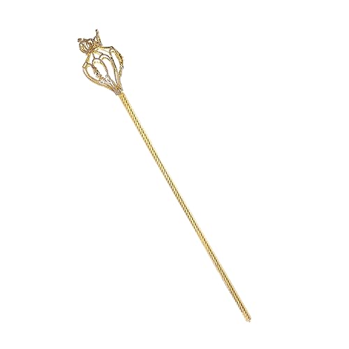 Holibanna 1Stück Feenstab Goldenes Cosplay Für Hochzeiten Partys Ovaler Zauberstab Für Verkleidungen Für Prinzessinnen von Holibanna
