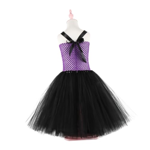 Holibanna 1Stück Kreatives Hexenkostüm für Halloween Exquisites Cosplay mit Netzrock für Fasching Karneval Themenpartys von Holibanna