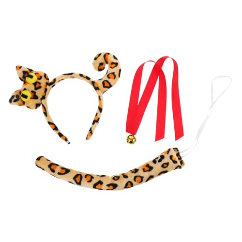 Holibanna 1satz Katzenohren Haarreif Set Mit Und Für Für Halloween Und Cosplay Süßes Tierkostüm Accessoire Für Partys Und Events von Holibanna
