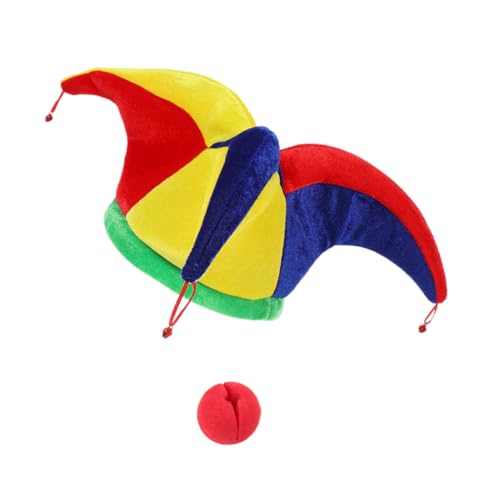Holibanna 1satz Lustige Clownhut Mit Glocken Kopfbedeckung Für Karneval Kostümpartys Cosplay Ausgezeichnete Verarbeitung Vielseitig Einsetzbar Für Fröhliche Anlässe Holibanna 1satz Lustige Clownhut Mit Glocken Kopfbedeckung Für Karneval Kostümpartys Cosplay Ausgezeichnete Verarbeitung Vielseitig Einsetzbar Für Fröhliche Anlässe von Holibanna