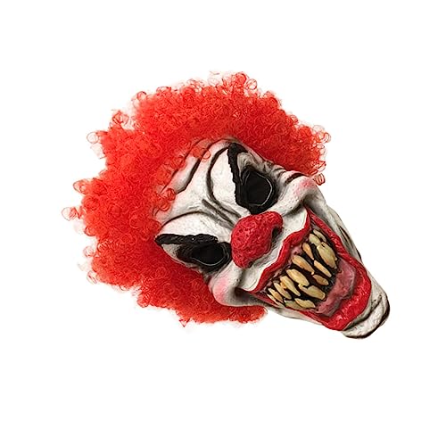 Holibanna 1stk Gruselige Clown-maske -kostüm Party-kostüm-maske Elegante Maskerade-masken Gruseliger Latex Terror-gesichtsmaske Gruselige Gesichtsmaske Gruselige Maske Grimasse von Holibanna