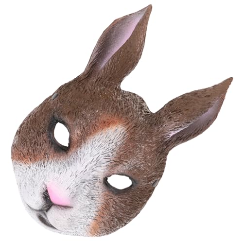 Holibanna 1stk Hasentiermaske Maskerade Gesicht Gasmaske Hasenkostüm Für Erwachsene Hasen-accessoires Led-maske Halloween Beängstigende Maske Halloween-maske Halloween-geistermaske Pu-schaum von Holibanna