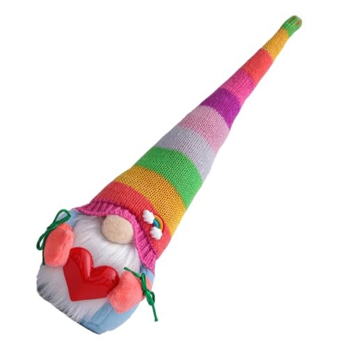 Holibanna 1stück Regenbogen Wichtel Puppe Mit Hohem Hut Faceless Doll Dekoration Für Wohnzimmer Kinderzimmer Und Weich Handgefertigt Als Für Mädchen Holibanna 1stück Regenbogen Wichtel Puppe Mit Hohem Hut Faceless Doll Dekoration Für Wohnzimmer Kinderzimmer Und Weich Handgefertigt Als Für Mädchen von Holibanna