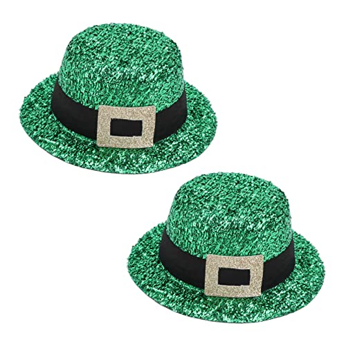 Holibanna 2 STÜCK Teiliges Grüne Party Haarnadeln Mini Hut Haarschmuck für Saint Patricks Day Karneval Kostüm Haarschmuck mit Metallclip für Damen Holibanna 2 STÜCK Teiliges Grüne Party Haarnadeln Mini Hut Haarschmuck für Saint Patricks Day Karneval Kostüm Haarschmuck mit Metallclip für Damen von Holibanna