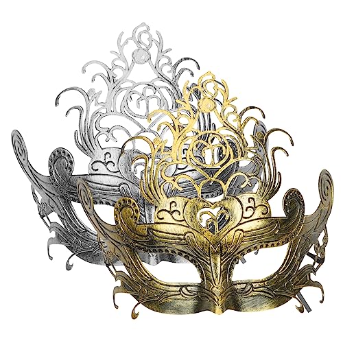 Holibanna 2 Stück Halloween-Maske halloween mitgebsel halloween oblaten Halloween-Partymaske party decoration partyhüte Gesicht Maskerade Festival Maskenstütze Frauenmaske für Party Plastik Holibanna 2 Stück Halloween-Maske halloween mitgebsel halloween oblaten Halloween-Partymaske party decoration partyhüte Gesicht Maskerade Festival Maskenstütze Frauenmaske für Party Plastik von Holibanna