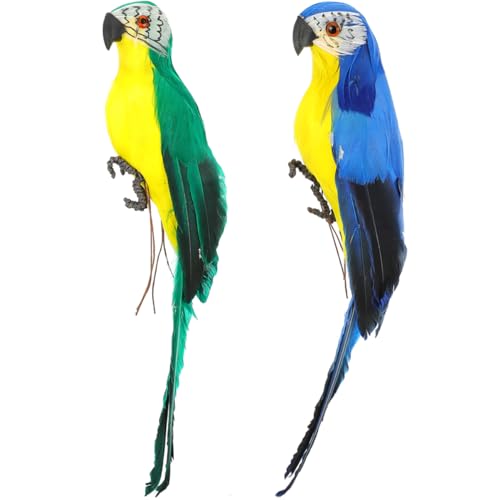 Holibanna 2 Stück Künstliche Papagei Statue Realistische Dekoration für Garten Balkon und Innenräume Lebendige Farben Grün Blau Hochwertige Ornamente mit Stabiler Befestigung Holibanna 2 Stück Künstliche Papagei Statue Realistische Dekoration für Garten Balkon und Innenräume Lebendige Farben Grün Blau Hochwertige Ornamente mit Stabiler Befestigung von Holibanna