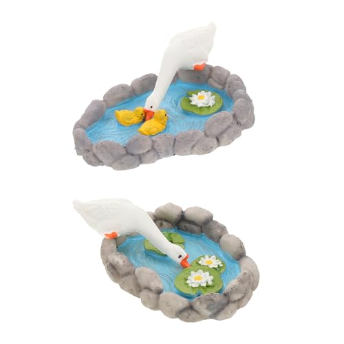 Holibanna 2 Stück Mini -Pool -Ornamente Gans Ornament Froschstatue Gänsestatue Zubehör für Fischteiche Miniaturtiere Gartenstatue Frosch Simulationstiere Feengartenzubehör Tierfiguren Harz Holibanna 2 Stück Mini -Pool -Ornamente Gans Ornament Froschstatue Gänsestatue Zubehör für Fischteiche Miniaturtiere Gartenstatue Frosch Simulationstiere Feengartenzubehör Tierfiguren Harz von Holibanna