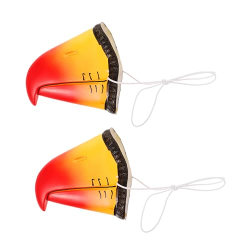 Holibanna 2 Stück Realistische Papageienschnabel Nase Vinyl Tier Cosplay Accessoire Leicht und Bequem Authentisches Party Requisit für Halloween Karneval und Kostümveranstaltungen Holibanna 2 Stück Realistische Papageienschnabel Nase Vinyl Tier Cosplay Accessoire Leicht und Bequem Authentisches Party Requisit für Halloween Karneval und Kostümveranstaltungen von Holibanna