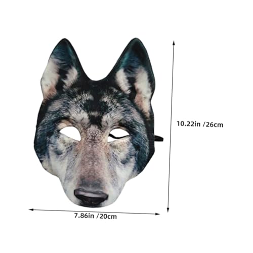 Holibanna 2 Stück Realistische Wolfsmaske Leichtem Eva Komfortabel und Vielseitig Passend für Halloween Karneval Cosplay und Tierkostüm Party Detailgetreues Wolfsgesicht für Erwachsene Holibanna 2 Stück Realistische Wolfsmaske Leichtem Eva Komfortabel und Vielseitig Passend für Halloween Karneval Cosplay und Tierkostüm Party Detailgetreues Wolfsgesicht für Erwachsene von Holibanna
