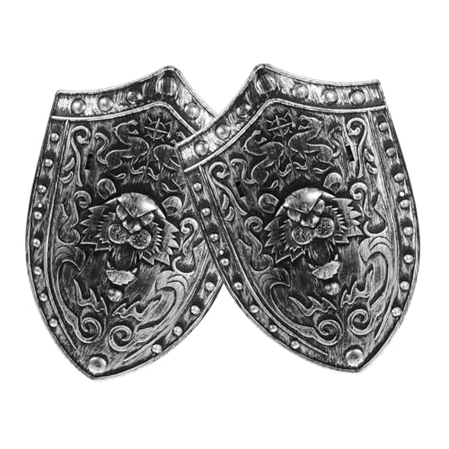 Holibanna 2 Stück Schild Mittelalter Ritter Kostüm Zubehör Realistische Löwenwächter Form für Halloween Cosplay und Partys für Jungen von Holibanna