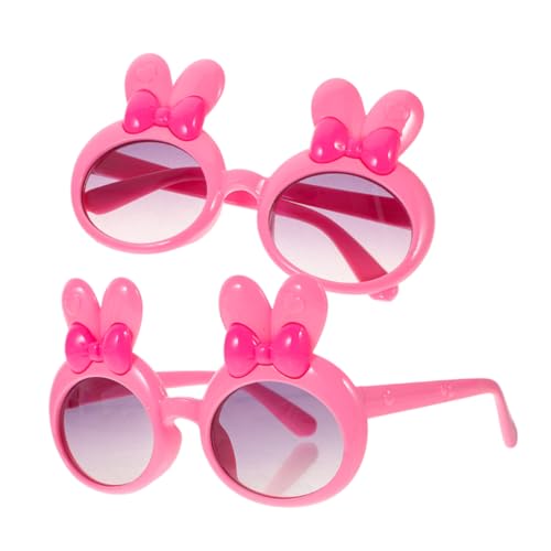 Holibanna 2 Stück Sonnenbrillen mit Cartoon Design Süße Hasen Sonnenbrillen für Mädchen und Jungen für Strandpartys und Rosa Graue Gläser Holibanna 2 Stück Sonnenbrillen mit Cartoon Design Süße Hasen Sonnenbrillen für Mädchen und Jungen für Strandpartys und Rosa Graue Gläser von Holibanna
