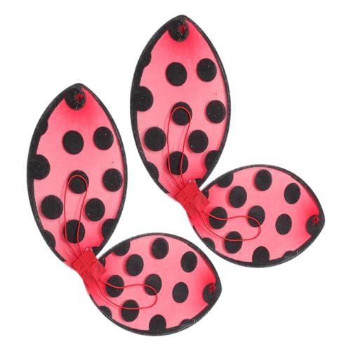 Holibanna 2 Stück Teiliges Faltbare Marienkäfer Flügel für Leichtes Rotes Insektenkostüm Atmungsaktiv und für Halloween Rollenspiele Aufführungen und Verkleidungspartys von Holibanna