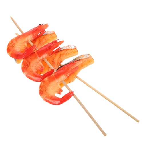 Holibanna 2 Stück Teiliges Künstliche Grill Lebensmittelmodelle Realistische BBQ Requisiten für Spielzeugküchen und Dekoration für Kindergärten und Zuhause aus Strapazierfähigem Gefertigt von Holibanna