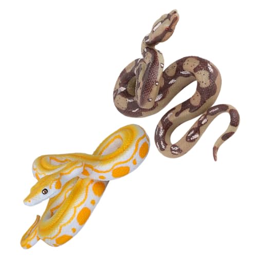 Holibanna 2 Stück Teiliges Realistische Simulation Schlangen Robustem Detailgetreue Nachbildung für Halloween Deko Party Requisiten und Streichspaß Langlebig und Auffällig Holibanna 2 Stück Teiliges Realistische Simulation Schlangen Robustem Detailgetreue Nachbildung für Halloween Deko Party Requisiten und Streichspaß Langlebig und Auffällig von Holibanna