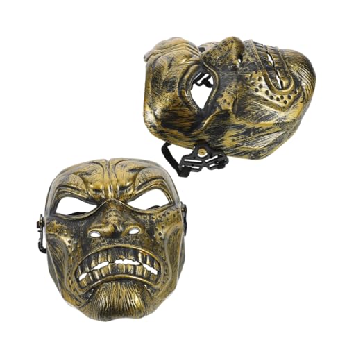 Holibanna 2 Stück Teiliges Spartiaten Maske Vollgesichtsschutz Staubschutz Halloween Karneval Cosplay Maske für Erwachsene mit Realistischer Antiker Wikingeroptik Holibanna 2 Stück Teiliges Spartiaten Maske Vollgesichtsschutz Staubschutz Halloween Karneval Cosplay Maske für Erwachsene mit Realistischer Antiker Wikingeroptik von Holibanna