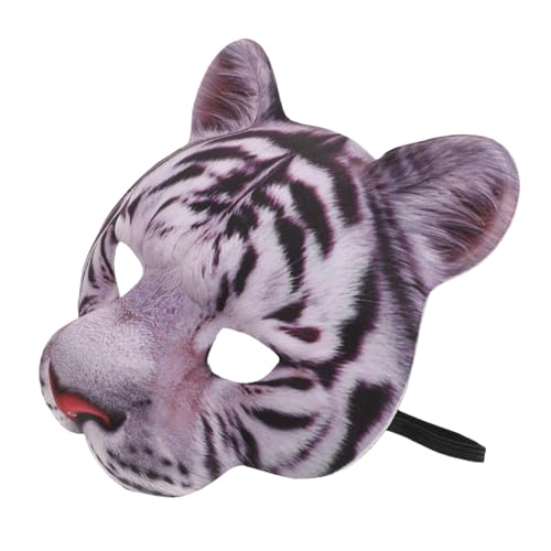 Holibanna 2 Stück Tiger Halbgesicht Masken mit Atmungsaktiven Lüftungsschlitzen Detailreiches Design Leichte Tier Cosplay Masken für Halloween Karneval Kostümparty und Festival Holibanna 2 Stück Tiger Halbgesicht Masken mit Atmungsaktiven Lüftungsschlitzen Detailreiches Design Leichte Tier Cosplay Masken für Halloween Karneval Kostümparty und Festival von Holibanna