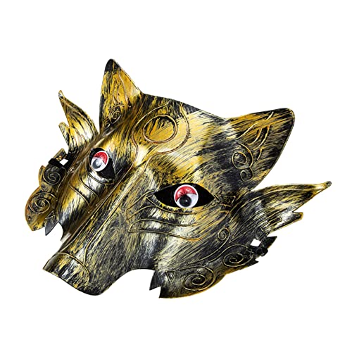 Holibanna 2 Stück Wolfsmaske Goldene Wolfsmasken Halloween-handschuhe Kostüm Halloween-maske Fuchsmaske Neuartige Maske Maskerade Wolfsmaske Kiefer Maske Für Draußen Wolf-halloween Plastik Holibanna 2 Stück Wolfsmaske Goldene Wolfsmasken Halloween-handschuhe Kostüm Halloween-maske Fuchsmaske Neuartige Maske Maskerade Wolfsmaske Kiefer Maske Für Draußen Wolf-halloween Plastik von Holibanna