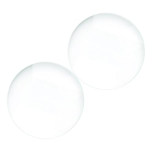 Holibanna 2 Stück optische konvexe Linse werkzeug Glaslinsen Doppelkonvexes Objektiv Teleskop-Objektiv optisches Objektiv optisches Glas für den Bildungsbereich Lupen Transparent von Holibanna